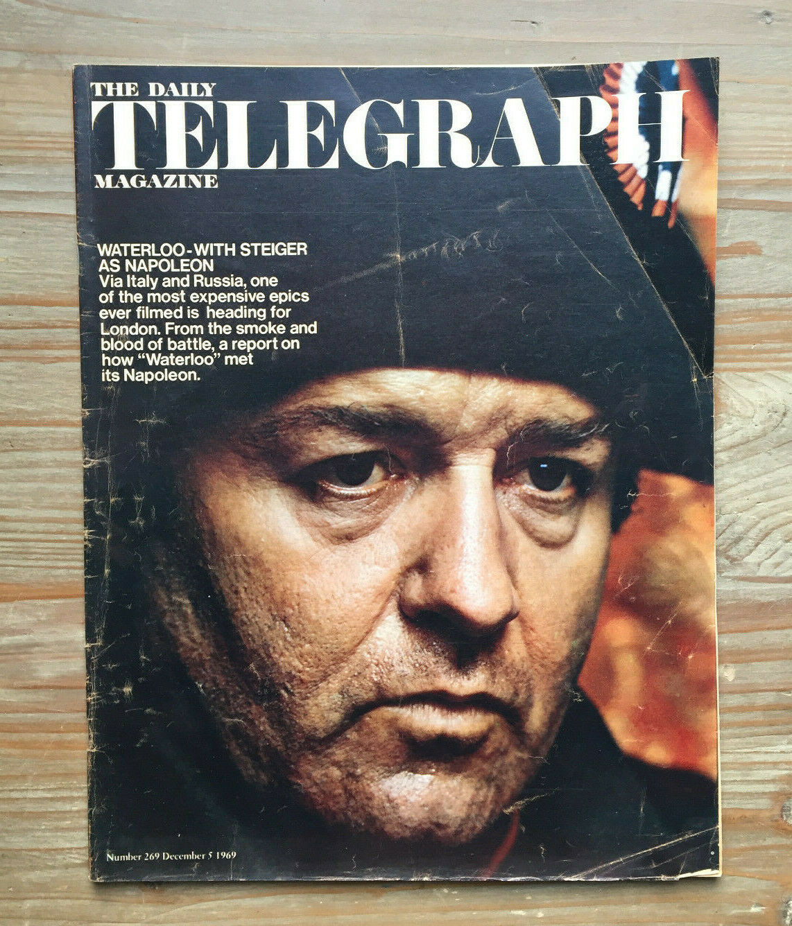 DAILY TELEGRAPH MAGAZINE magazine side cover Issue 269 5 December 1969