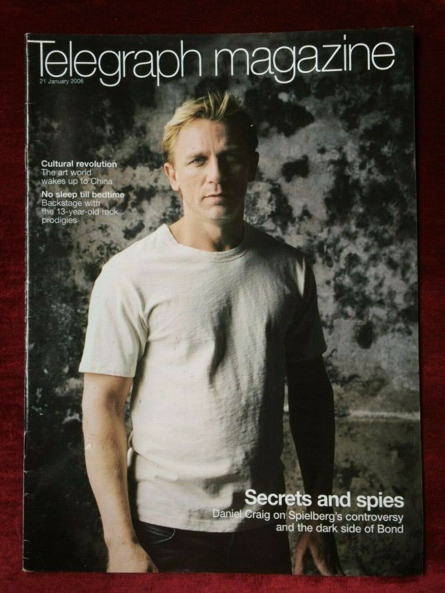 DAILY TELEGRAPH MAGAZINE magazine side cover 21 January 2006