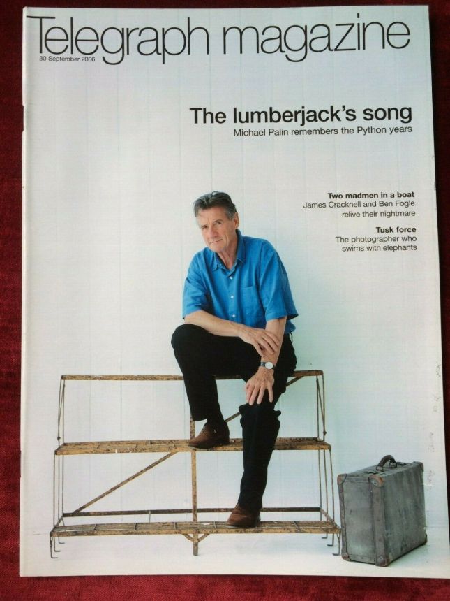DAILY TELEGRAPH MAGAZINE magazine side cover 30 September 2006