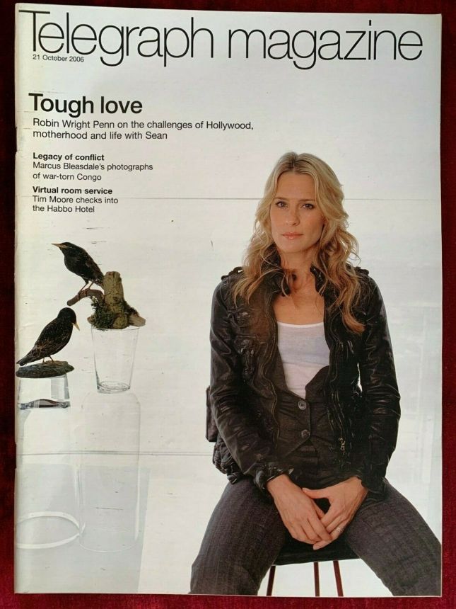 DAILY TELEGRAPH MAGAZINE magazine side cover 21 October 2006