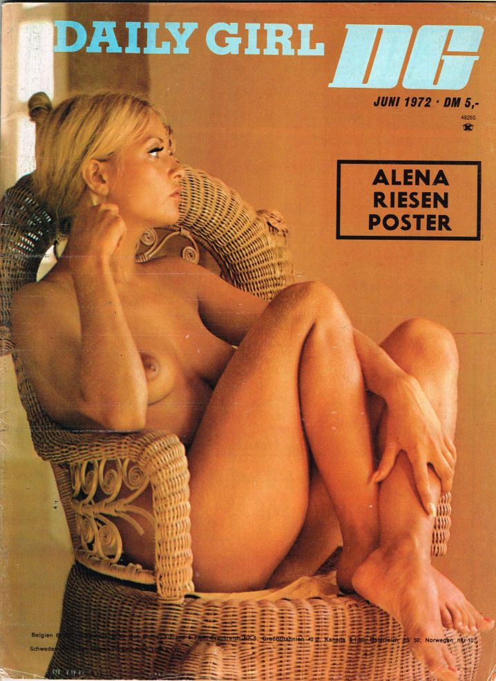 DAILY GIRL (De) magazine side cover June 1972