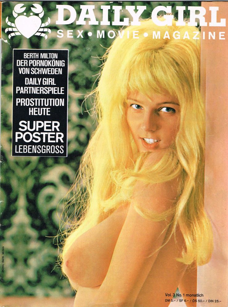 DAILY GIRL (De) magazine side cover  Vol 3 # 1  