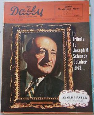 DAILY FILM RENTER magazine side cover 22 October 1948
