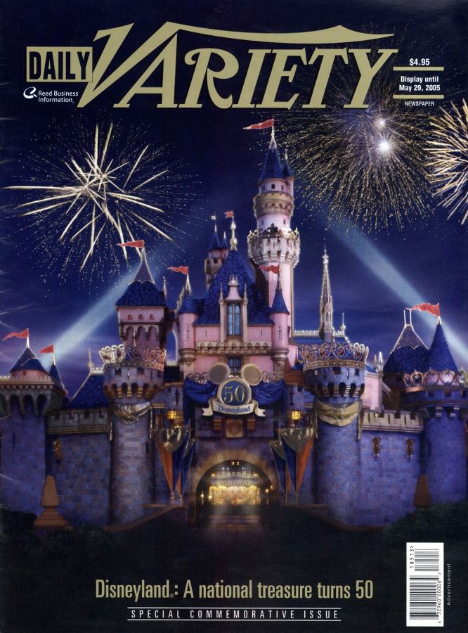 DAILY VARIETY magazine side cover 29 May 2005