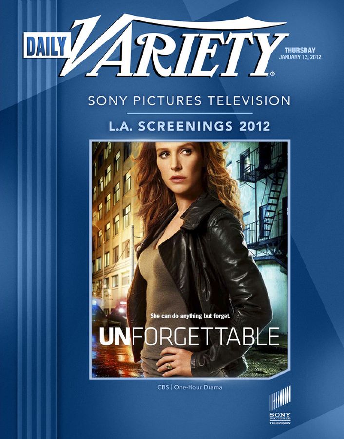 DAILY VARIETY magazine side cover 12 January 2012