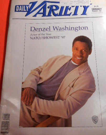 DAILY VARIETY magazine side cover 6 March 1997