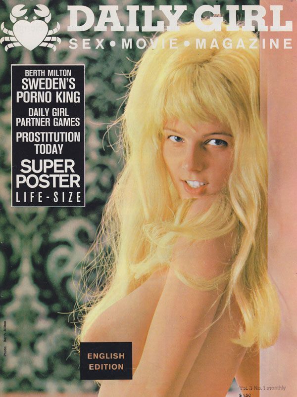 DAILY GIRL (UK) magazine side cover  Vol 3 # 1  