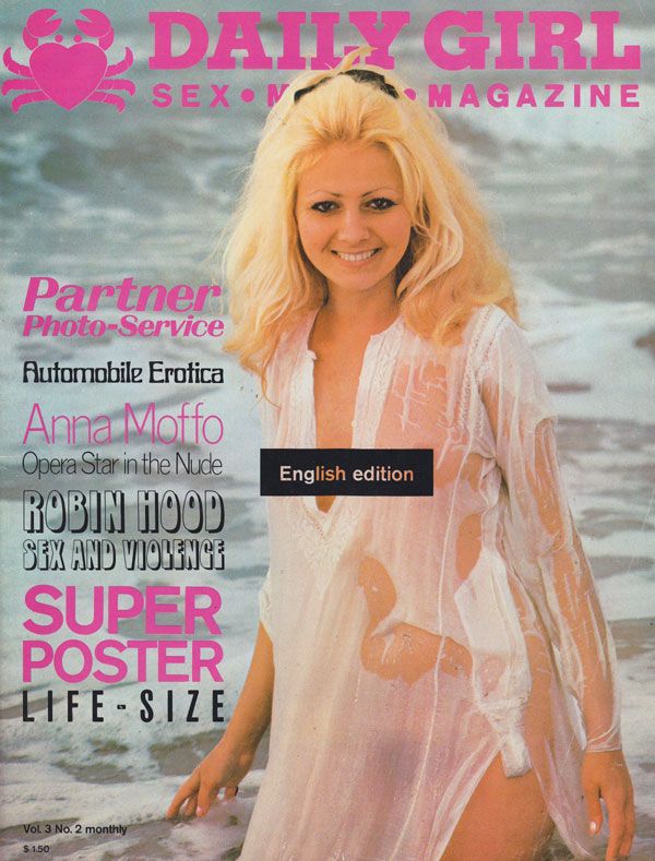 DAILY GIRL (UK) magazine side cover  Vol 3 # 2  