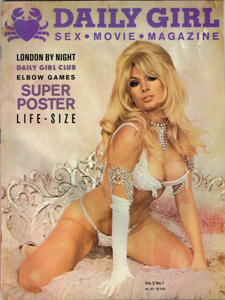 DAILY GIRL (UK) magazine side cover  Vol 2 # 1  