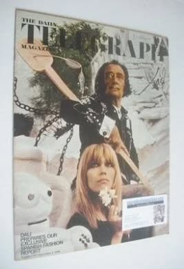 DAILY TELEGRAPH MAGAZINE magazine side cover 6 September 1968