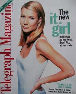 DAILY TELEGRAPH MAGAZINE magazine side cover 7 September 1996