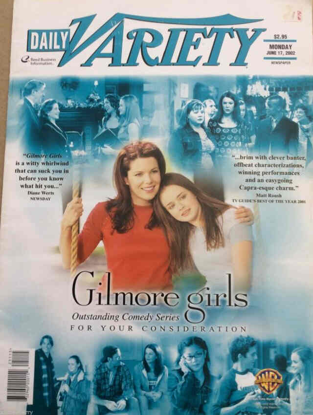 DAILY VARIETY magazine side cover 17 June 2002
