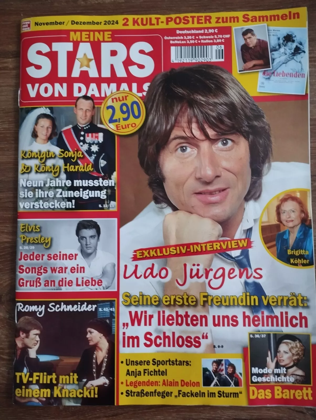 MEINE STARS VON DAMALS magazine side cover  November/December 2024