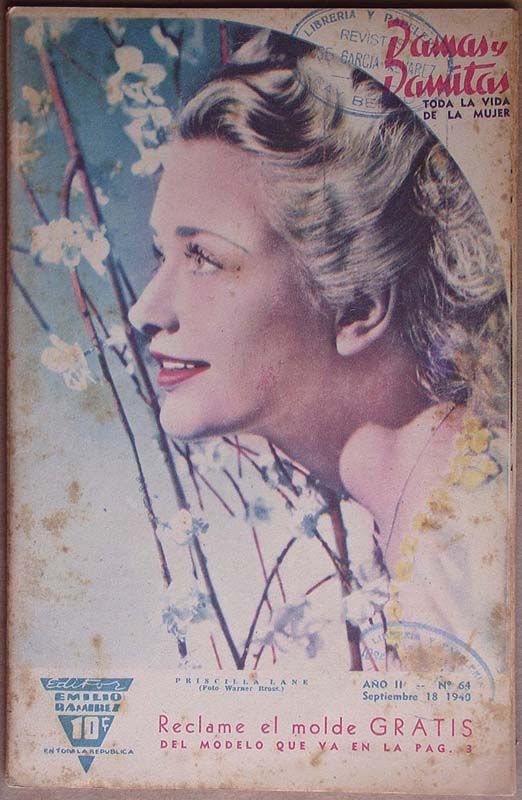 DAMAS Y DAMITAS magazine side cover Issue 64 18 September 1940