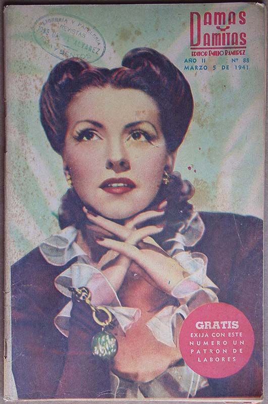 DAMAS Y DAMITAS magazine side cover Issue 88 5 March 1941