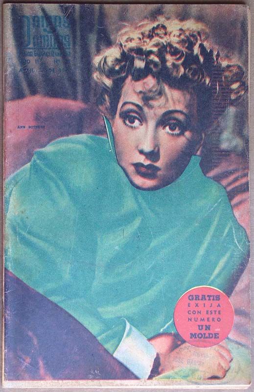 DAMAS Y DAMITAS magazine side cover Issue 95 23 April 1941