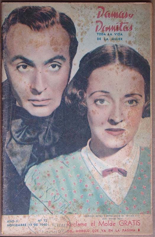 DAMAS Y DAMITAS magazine side cover Issue 72 13 November 1943