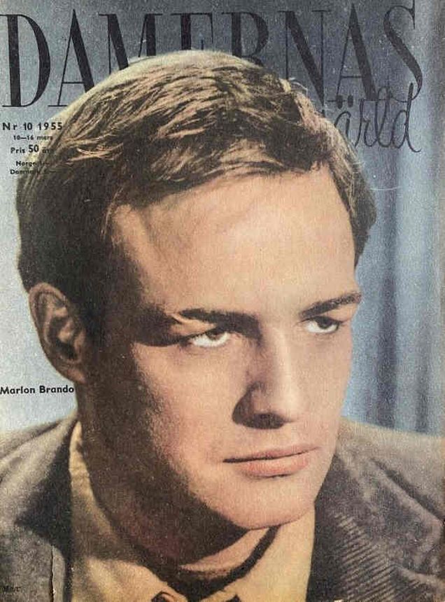 DAMERNAS VARLD magazine side cover Issue 10   1955