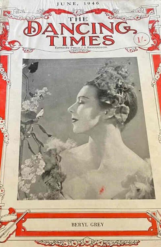 DANCING TIMES magazine side cover  June 1946