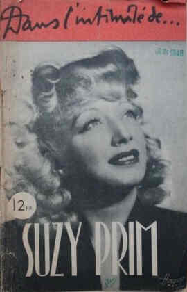 DANS L INTIMITE magazine side cover Issue 6 8 April 1946