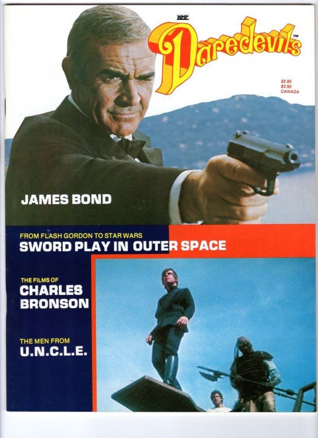 DAREDEVILS magazine side cover Issue 2 December 1983