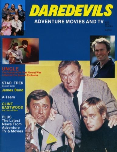 DAREDEVILS magazine side cover Issue 5 March 1984