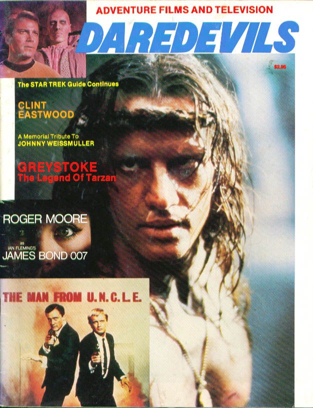 DAREDEVILS magazine side cover Issue 6 April 1984