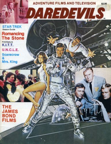 DAREDEVILS magazine side cover Issue 7 May 1984