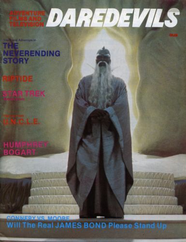DAREDEVILS magazine side cover Issue 10 August 1984
