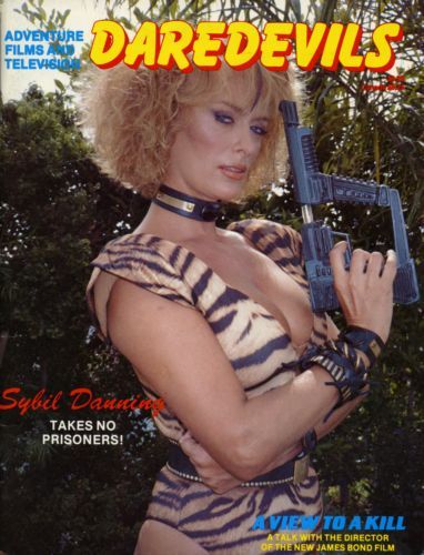DAREDEVILS magazine side cover Issue 15 May 1985
