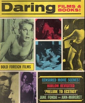 DARING FILMS AND BOOKS magazine side cover  Vol 1 # 1  1965