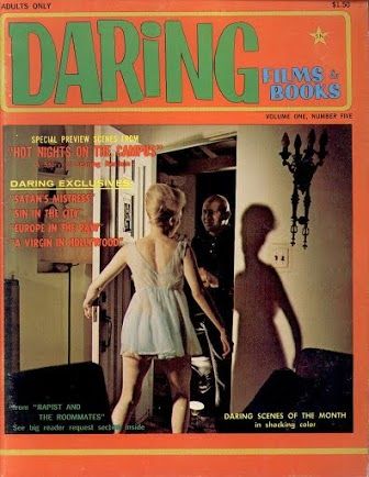 DARING FILMS AND BOOKS magazine side cover Issue 5  1966