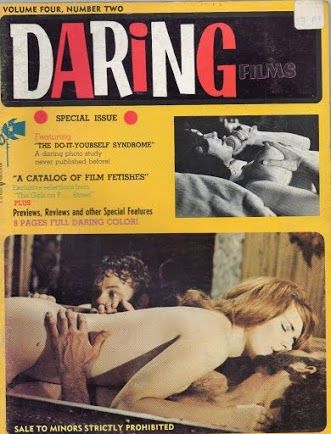 DARING FILMS AND BOOKS magazine side cover Issue 16  Vol 4 # 2  1969