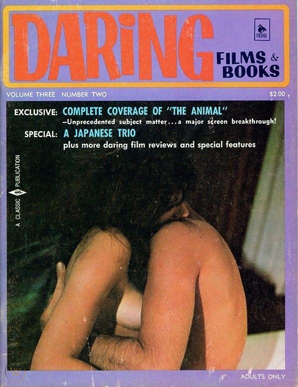 DARING FILMS AND BOOKS magazine side cover  Vol 3 No  2  April/June 1968