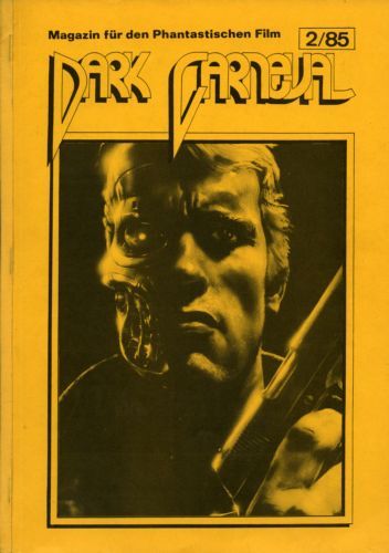 DARK CARNEVAL magazine side cover Issue 2 March 1985