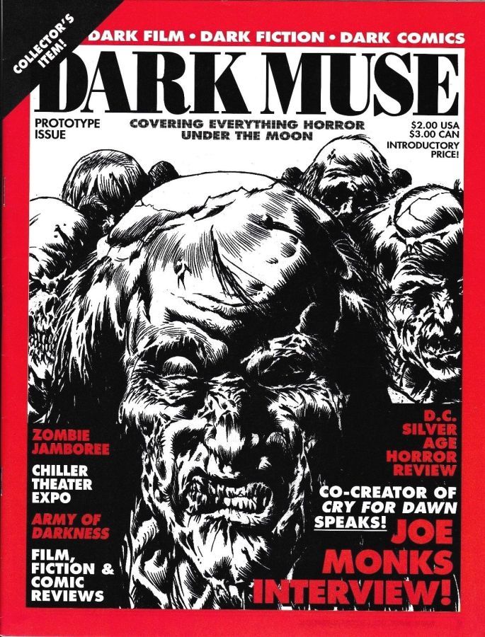 DARK MUSE magazine side cover  1995