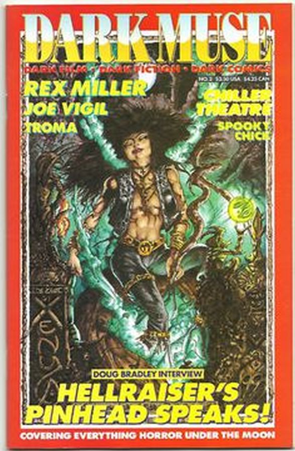 DARK MUSE magazine side cover Issue 2  1995