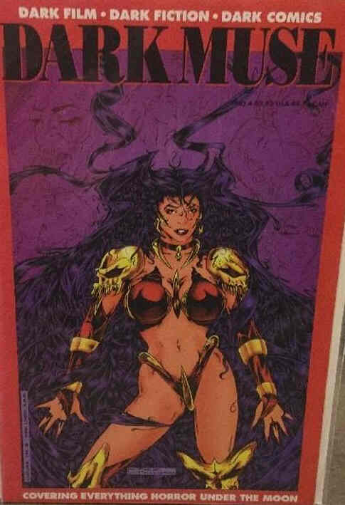 DARK MUSE magazine side cover Issue 4  1995