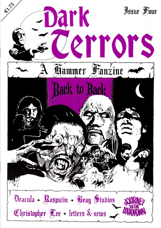 DARK TERRORS magazine side cover Issue 4 July/August 1992