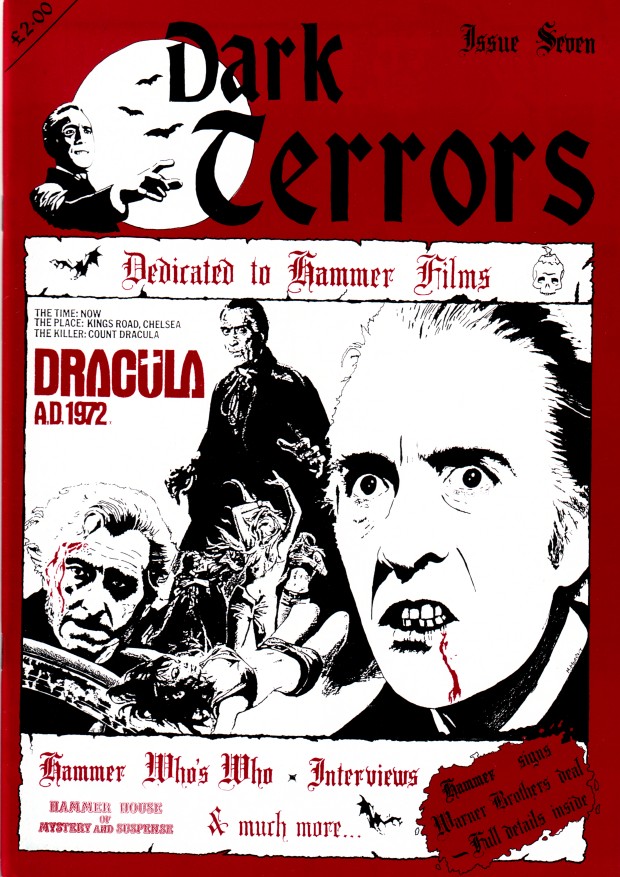 DARK TERRORS magazine side cover Issue 7 October 1993