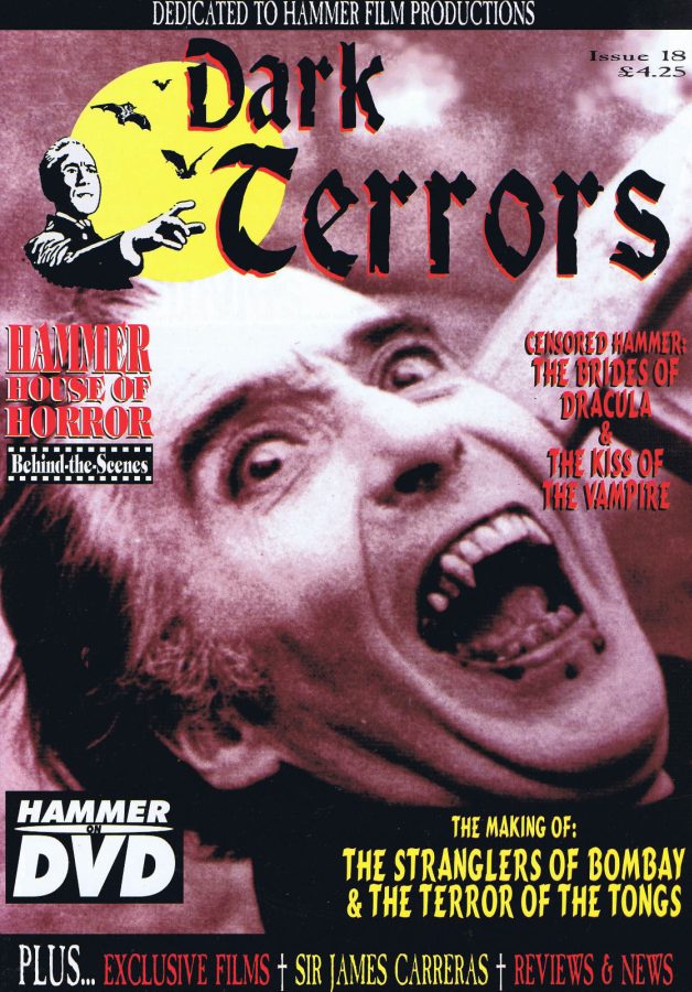 DARK TERRORS magazine side cover Issue 18 May 2002