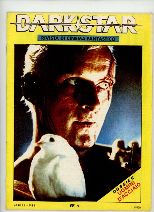 DARK STAR (It) magazine side cover Issue 8   1992