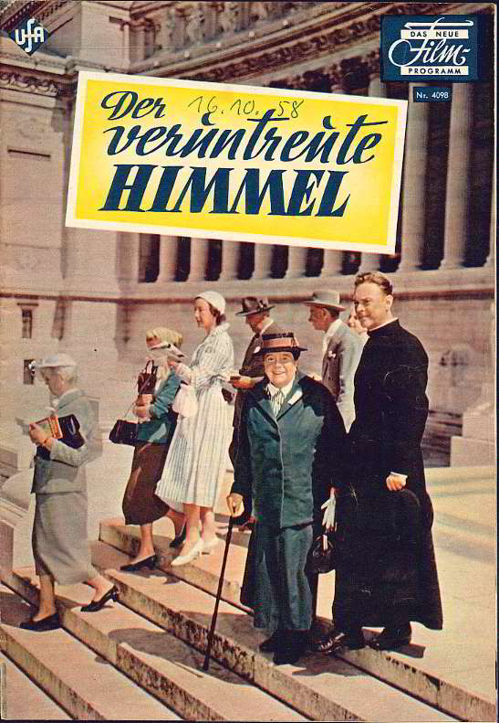 NEUE FILM PROGRAMM magazine side cover Issue 4098  