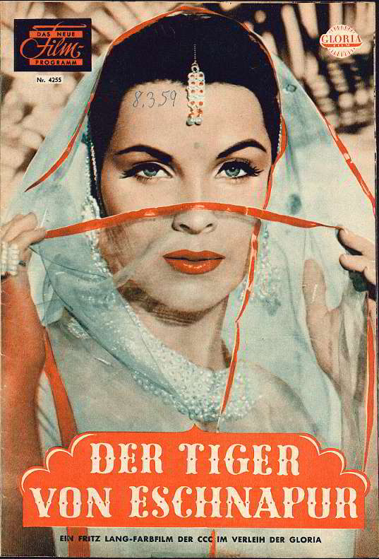 NEUE FILM PROGRAMM magazine side cover Issue 4255  