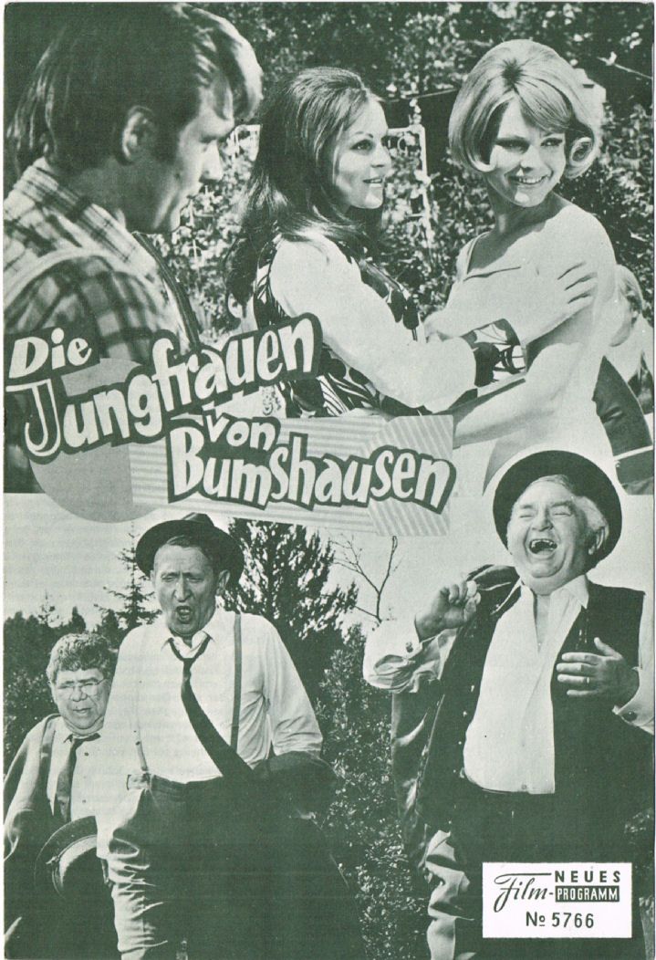 NEUE FILM PROGRAMM magazine side cover Issue 5766 September 1970