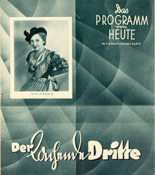 PROGRAMM VON HEUTE magazine side cover Issue 1025  