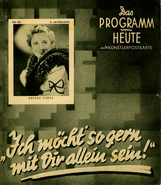 PROGRAMM VON HEUTE magazine side cover Issue 1188  