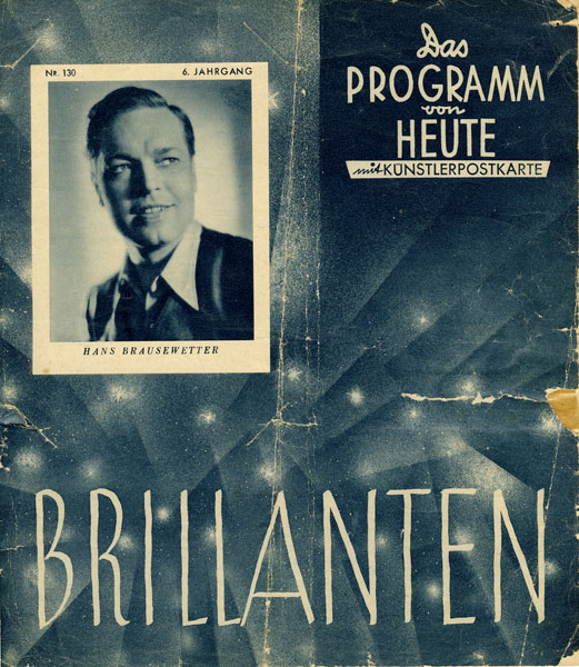 PROGRAMM VON HEUTE magazine side cover Issue 1193  