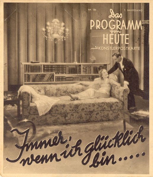 PROGRAMM VON HEUTE magazine side cover Issue 1249  