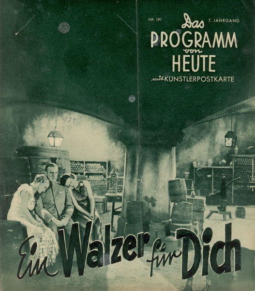 PROGRAMM VON HEUTE magazine side cover Issue 1254  